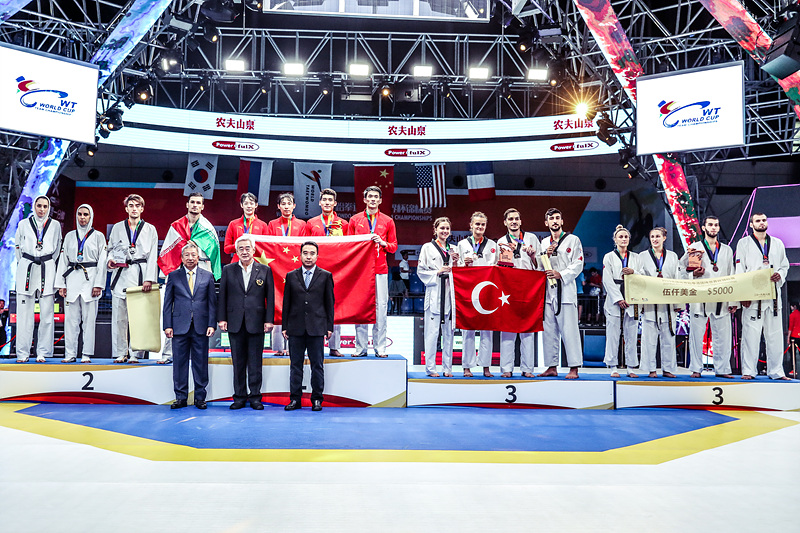 Awarding Ceremony of Mixed Gender Team Match