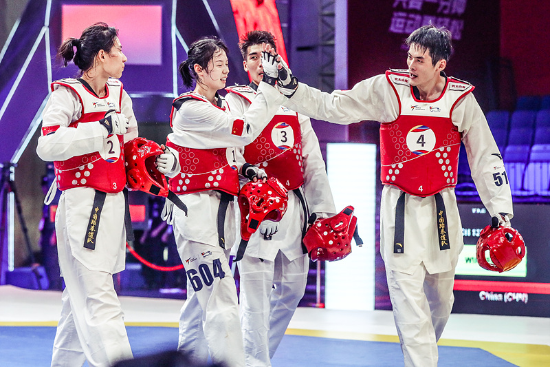 Mixed Gender Team of China won gold medal